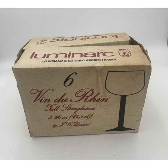 Vin Du Rhin Wine Glasses 6 Piece Set - Picture 1 of 5